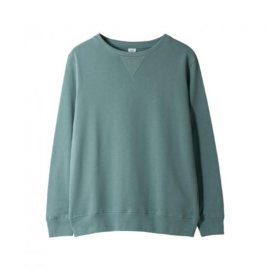 Long sleeve fashionable plain o-neck mens sweatshirt