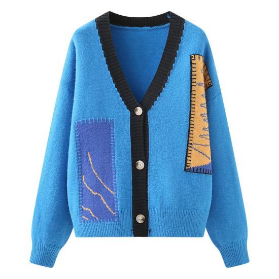 College school 100% cotton thick button down cardigan sweaters manufacturer