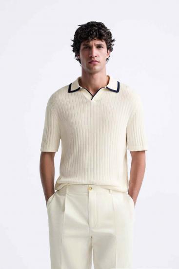 Men's casual knit top for custom branding