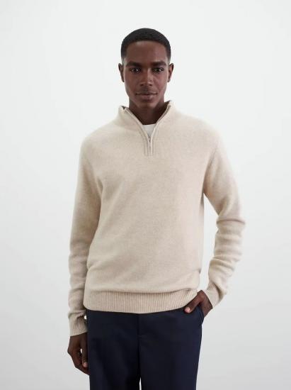 ​​Men's Half Zip Knitwear Cashmere Blend Sweater​