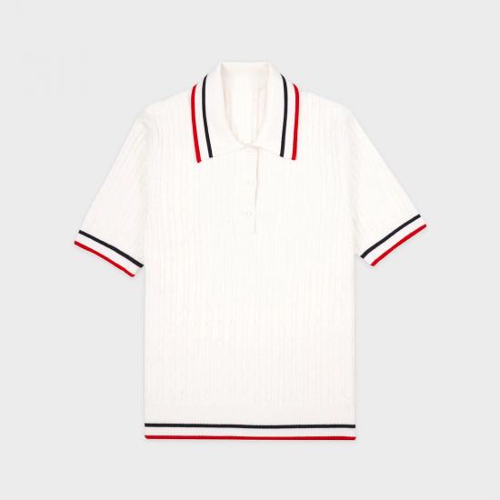 Men's classic fit polo with chest branding