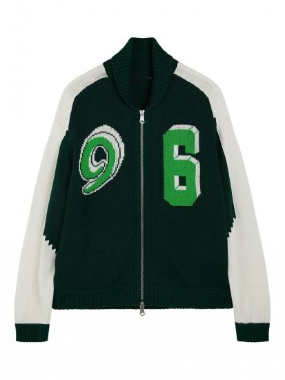 Men's athletic jacket with bold numbers