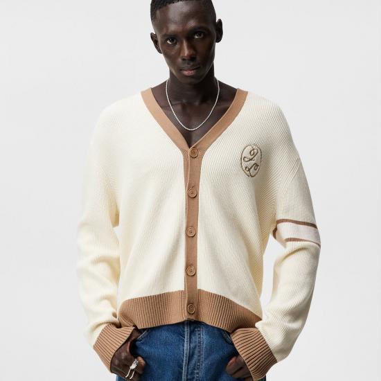 ​​Designer Cotton Sweater With Button Detail​