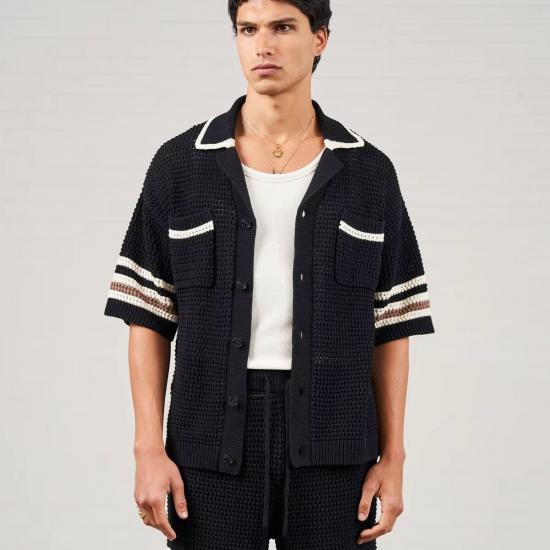 Short Sleeve Knitted Cardigan Crochet Design​