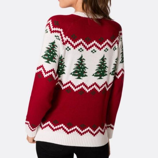 Christmas Themed Pullover Retro Knitwear​