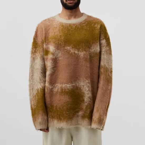 Jacquard Knitted Jumper Crew Neck​