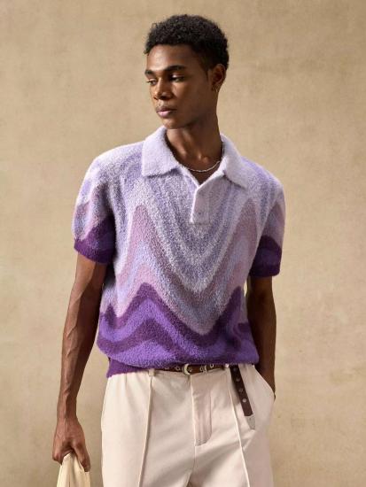 Mens open front cardigan with white tee