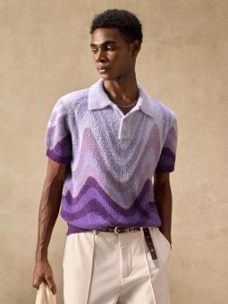 Mens open front cardigan with white tee