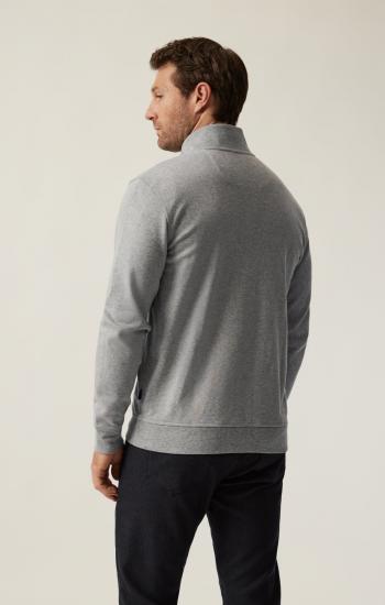 Custom Men's Stand Collar Athletic Jacket Gray​