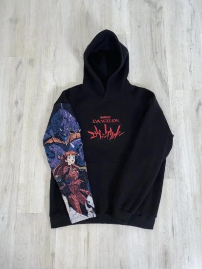 ​​Custom Evangelion Anime Hoodie Embroidered Design​