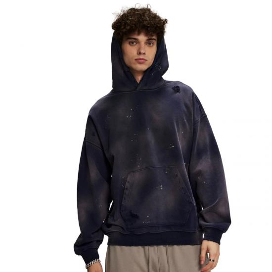 ​​Custom Oversize Hoodie With Ink Splashing Design​
