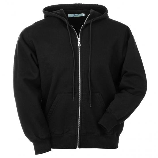 Black zip hoodie with Just wear it