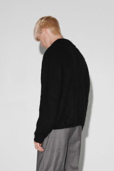 ​​Custom Black Unisex Cardigan For Casual Wear​