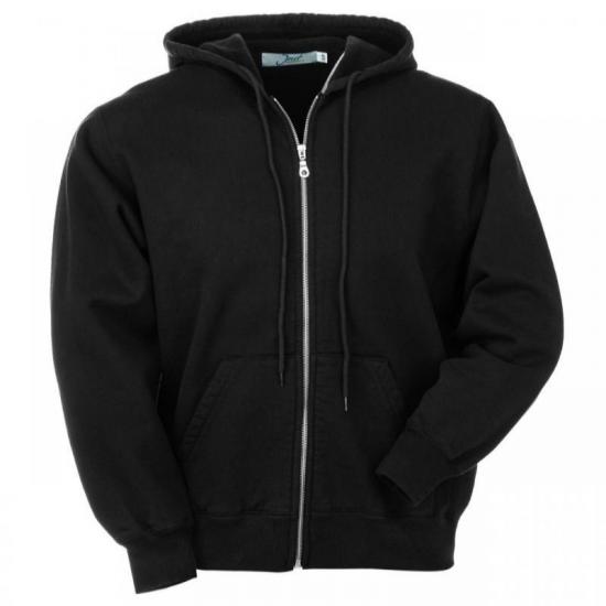 Black zip hoodie with Just wear it