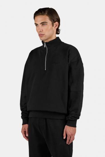 Custom Men's Half-Zip Oversized Sweatshirt Wholesale