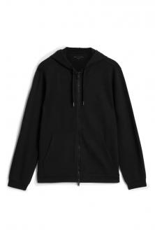 Technical jacket with dual zipper design